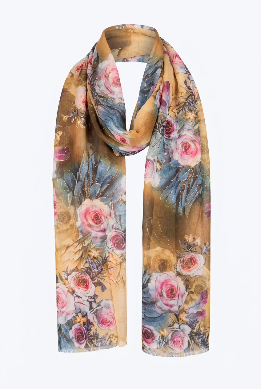 Patterned, Colorful Scarves - Image 24