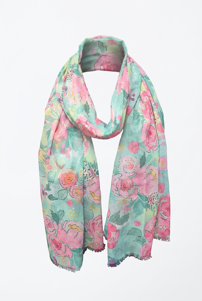 Patterned, Colorful Scarves - Image 25