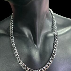Stainless Steel Flat rolled Cuban link chain 10mm