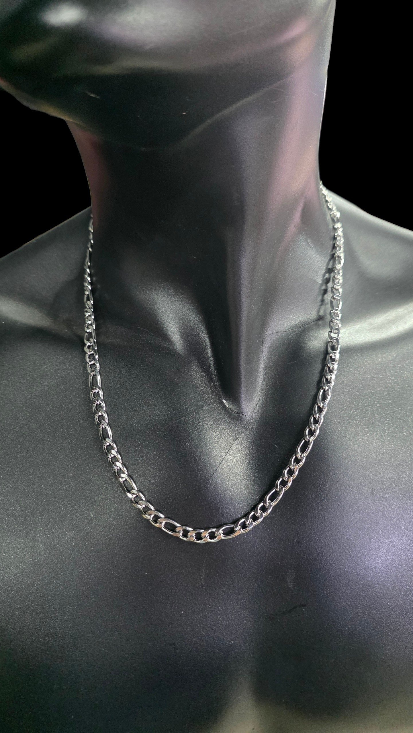 Stainless Steel Figaro link Chain 5mm