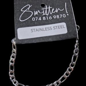 Stainless Steel Figaro link Bracelet 5mm