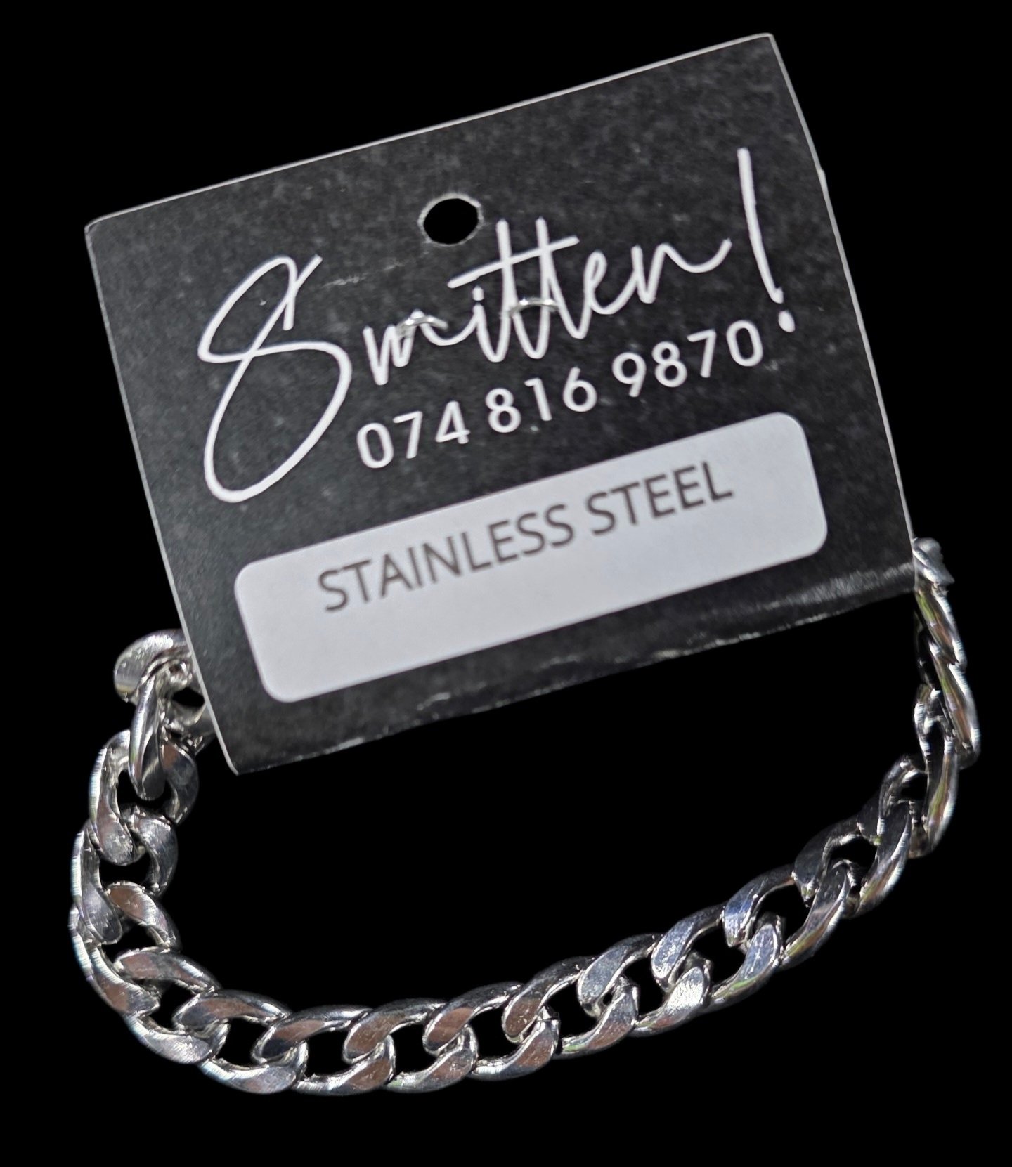 Stainless Steel Bracelet Flat Rolled Bracelet 10mm