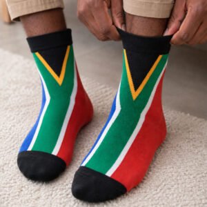 Patriotic novelty crew socks