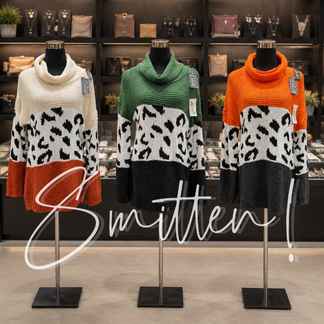 Color-block Sweater - Beige - Image 3