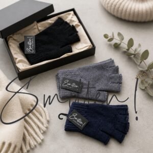 Fingerless Knit Gloves
