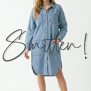 Light-wash Denim Shirt / Dress