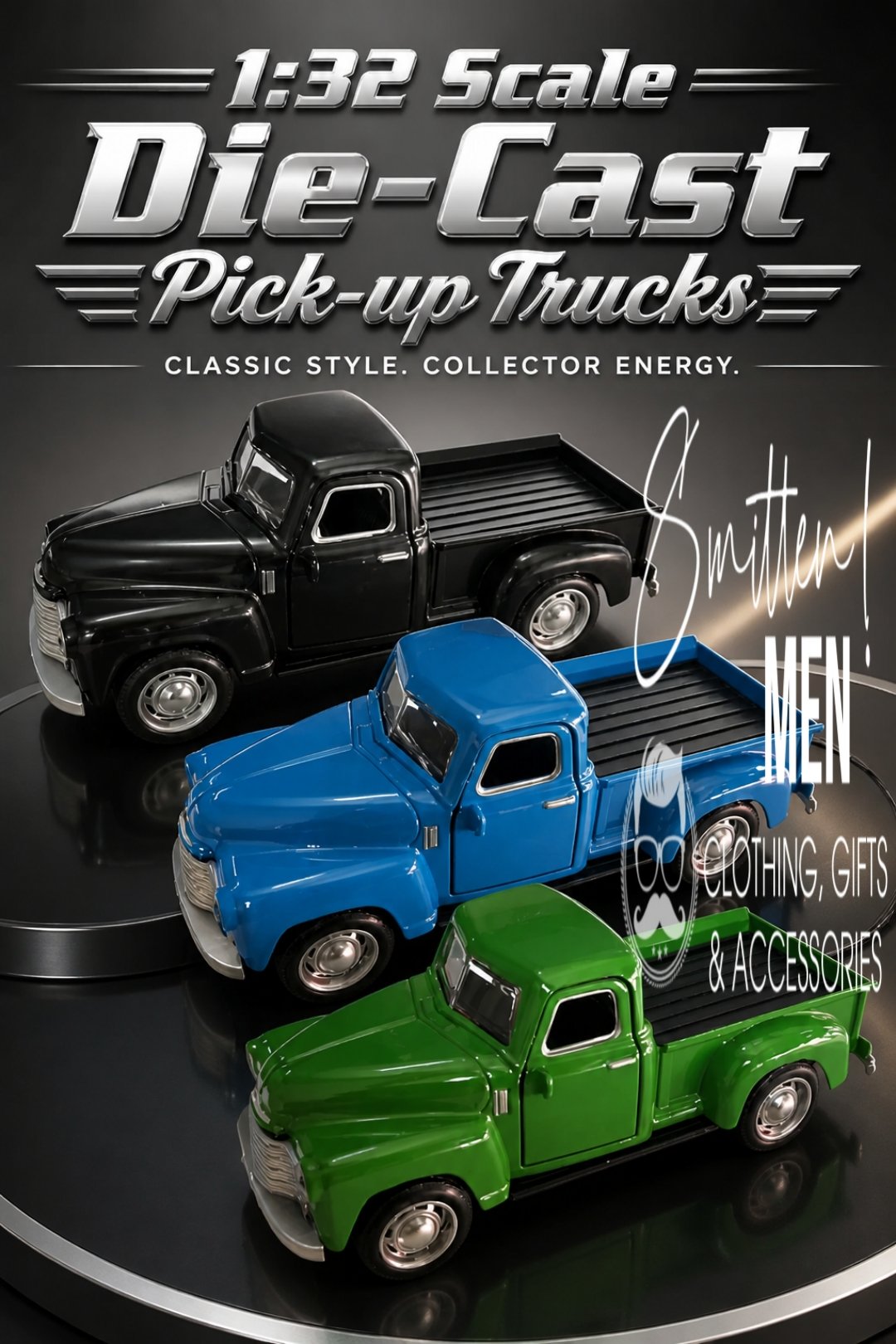 1956 Ford F-100 step-side truck (Different colors)