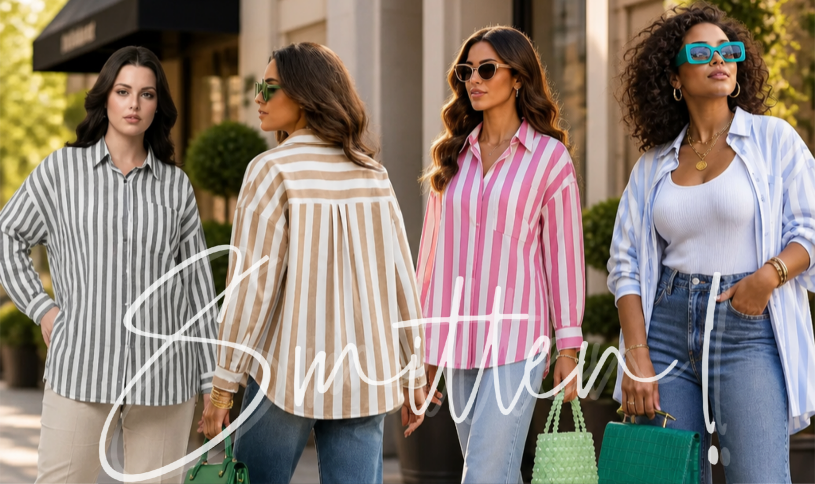 Striped Button-down Shirt Red - Image 2