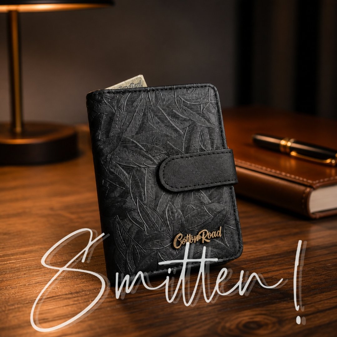 Cotton Road Leaf Print Short Wallet - Image 2