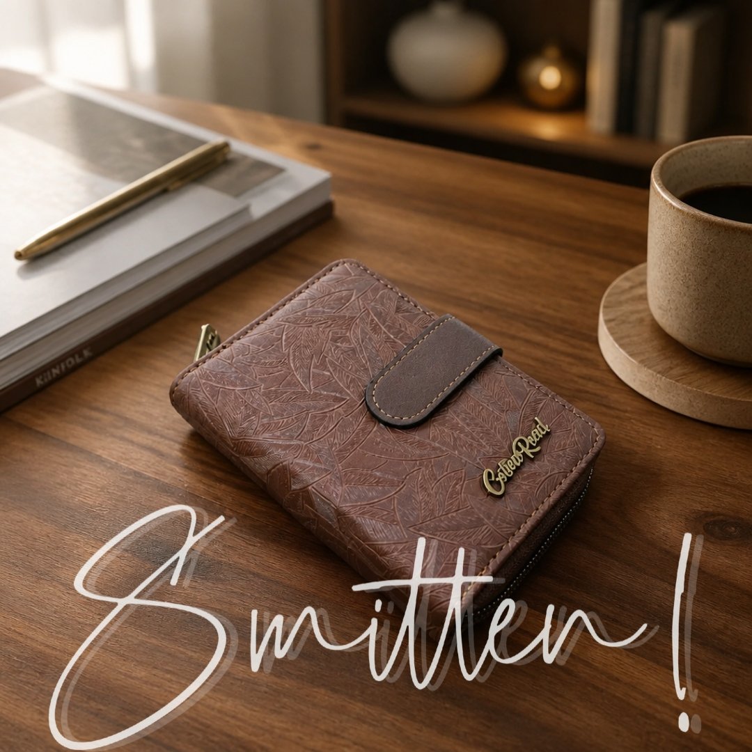 Cotton Road Leaf Print Short Wallet - Image 4