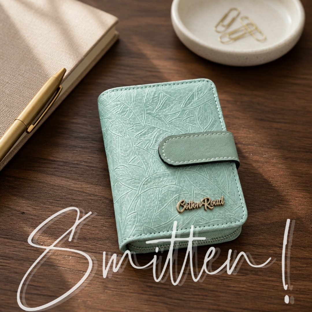 Cotton Road Leaf Print Short Wallet - Image 6