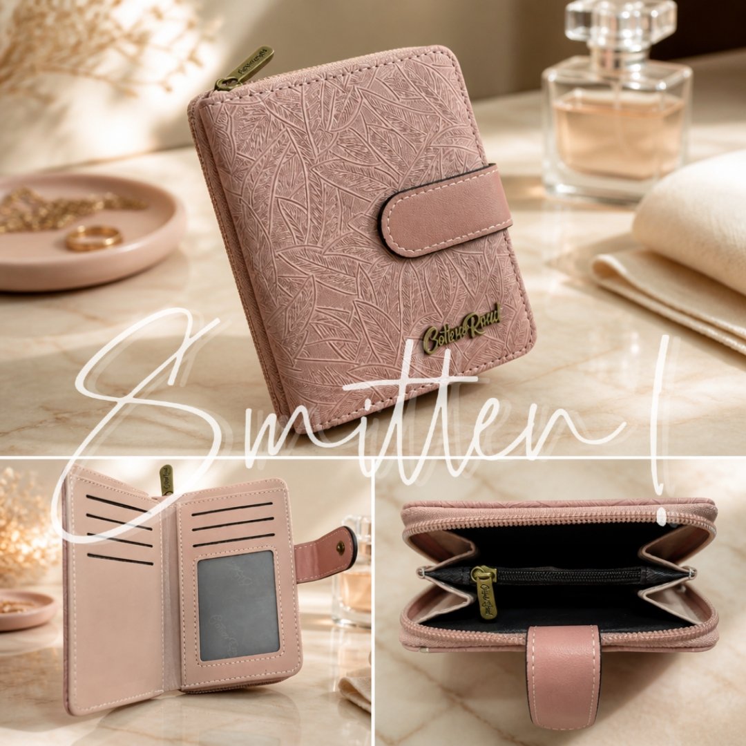 Cotton Road Leaf Print Short Wallet - Image 10