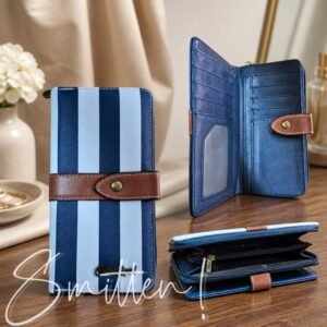 Cotton Road Striped Purse - Large