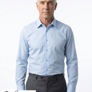 Long-sleeve Slim fit Shirt - Light Blue
