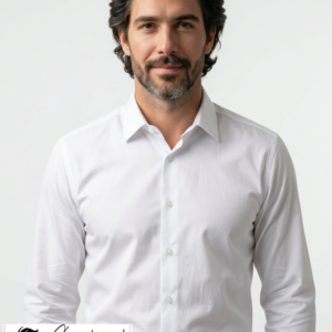 Long-sleeve Slim fit Shirt - White