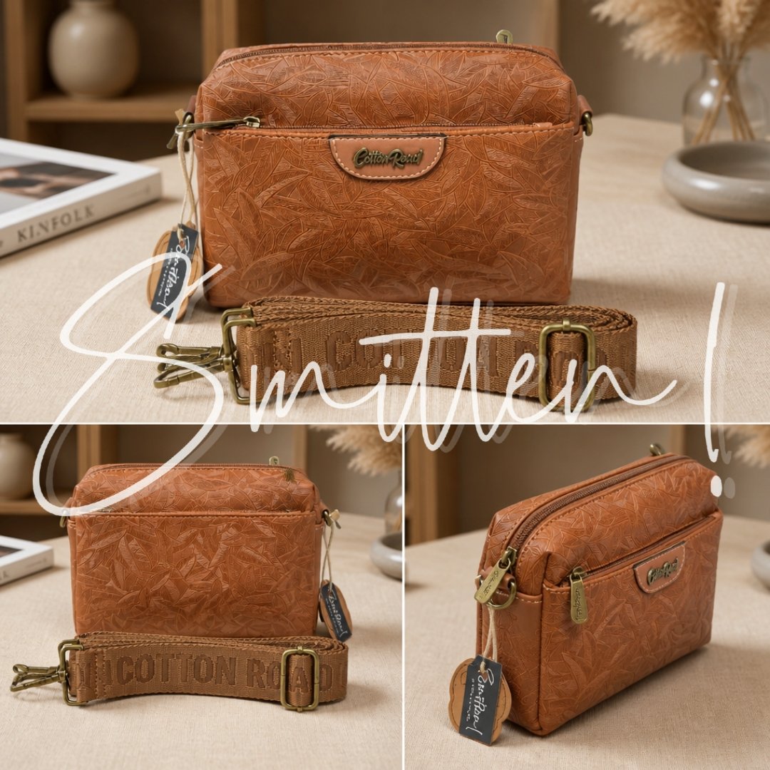 Cotton Road Leaf Print Slingbag - Image 8