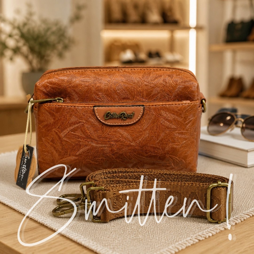Cotton Road Leaf Print Slingbag - Image 9