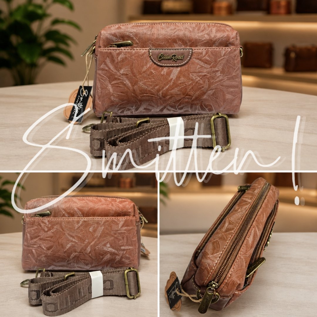 Cotton Road Leaf Print Slingbag - Image 10