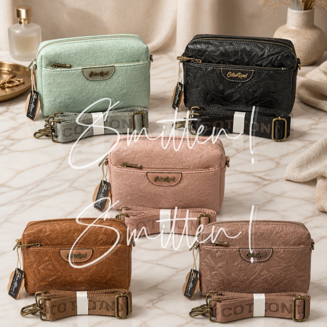 Cotton Road Leaf Print Slingbag