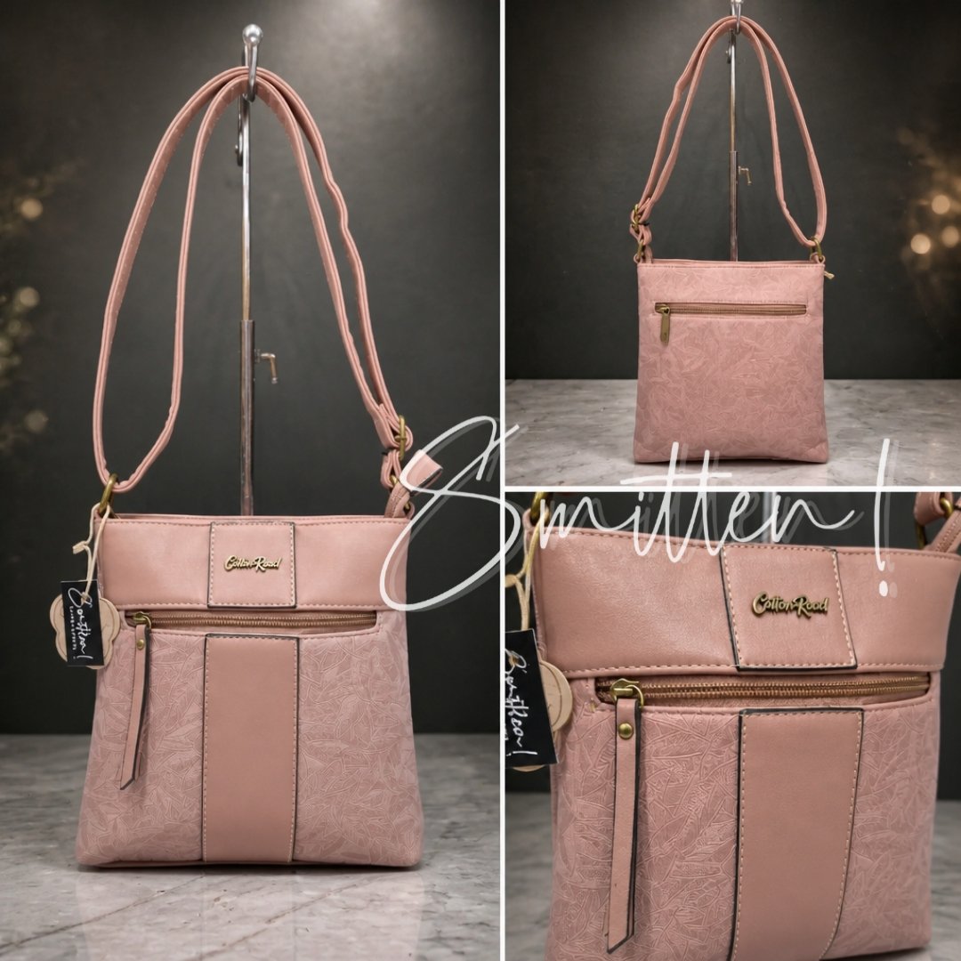 Cotton Road Embossed Leaf Sling Bag - Image 10