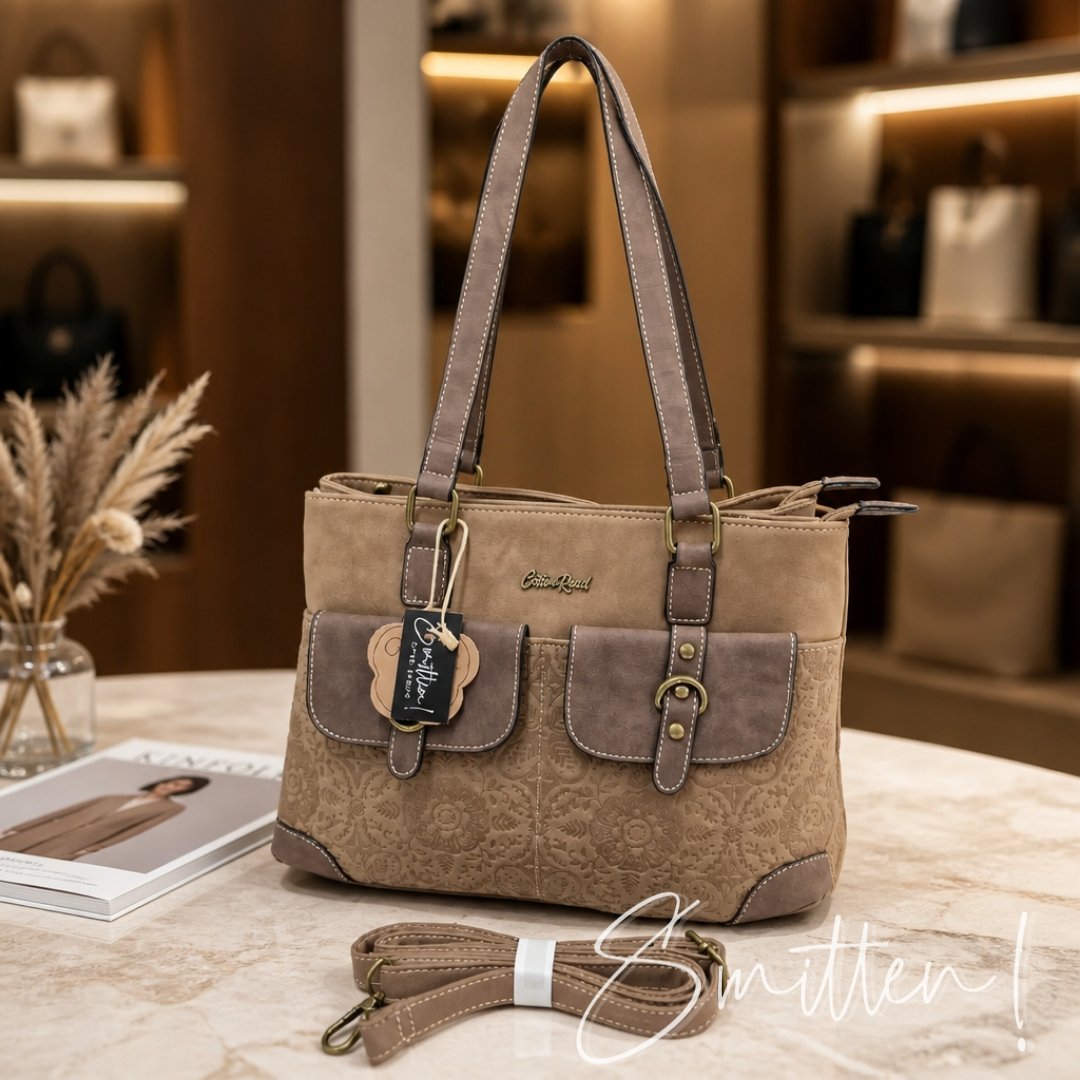 Cotton Road Double-Compartment Handbag - Image 4