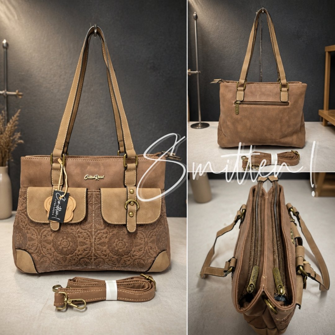 Cotton Road Double-Compartment Handbag - Image 8