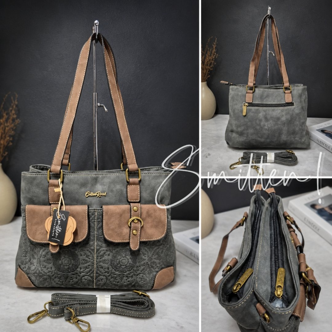 Cotton Road Double-Compartment Handbag - Image 10