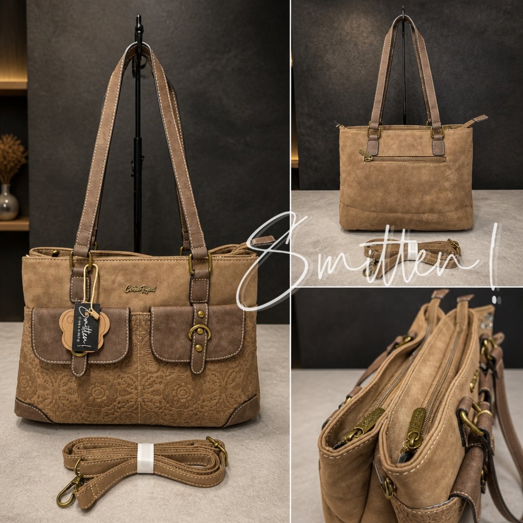 Cotton Road Double-Compartment Handbag - Image 11