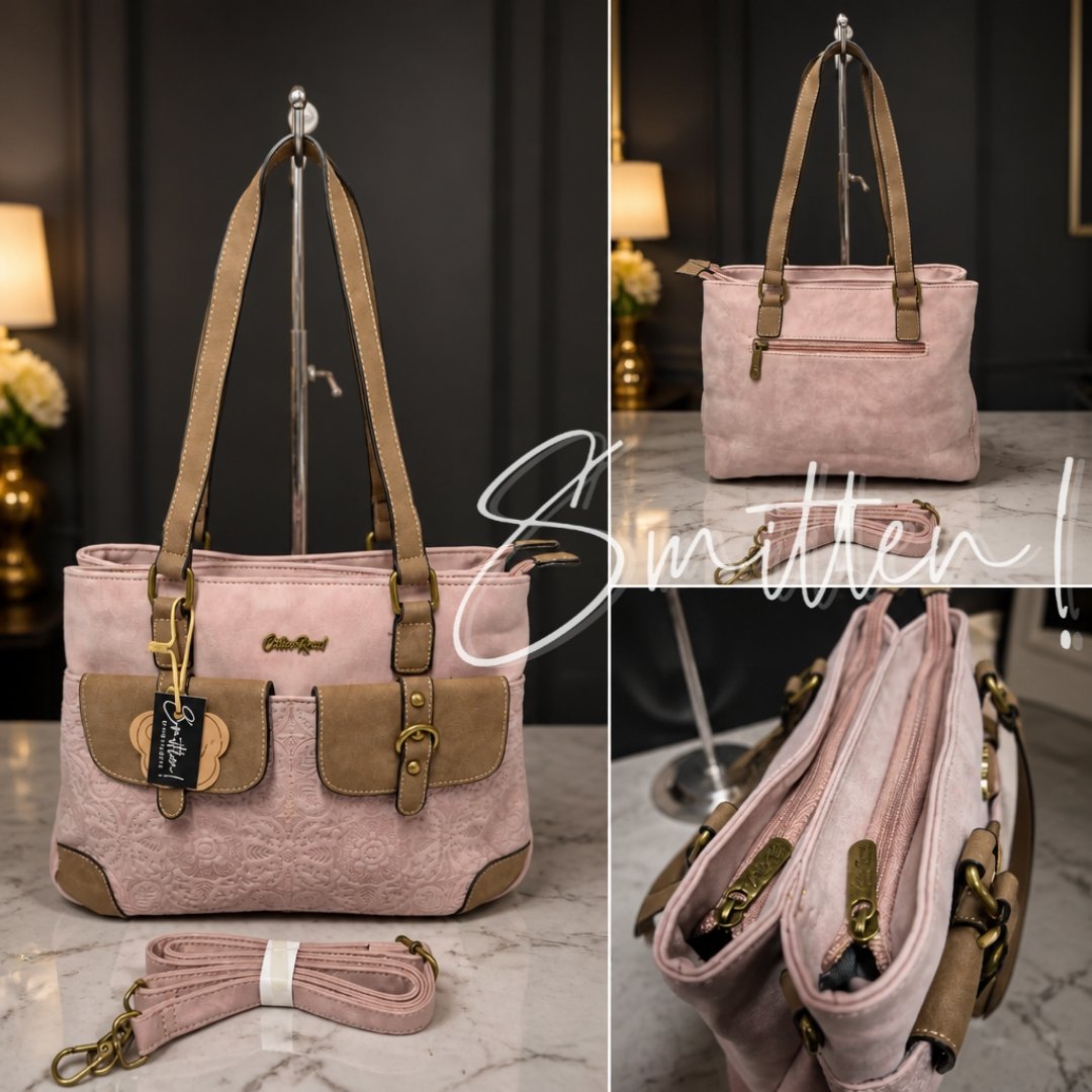 Cotton Road Double-Compartment Handbag - Image 12