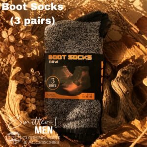Men's Boot Socks 3-pack