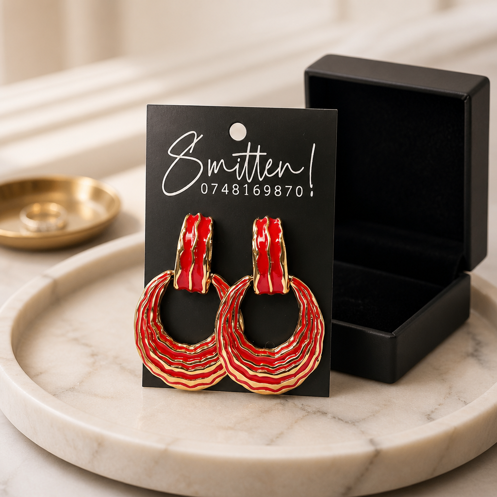 Doorknocker hoop Earrings - Image 4