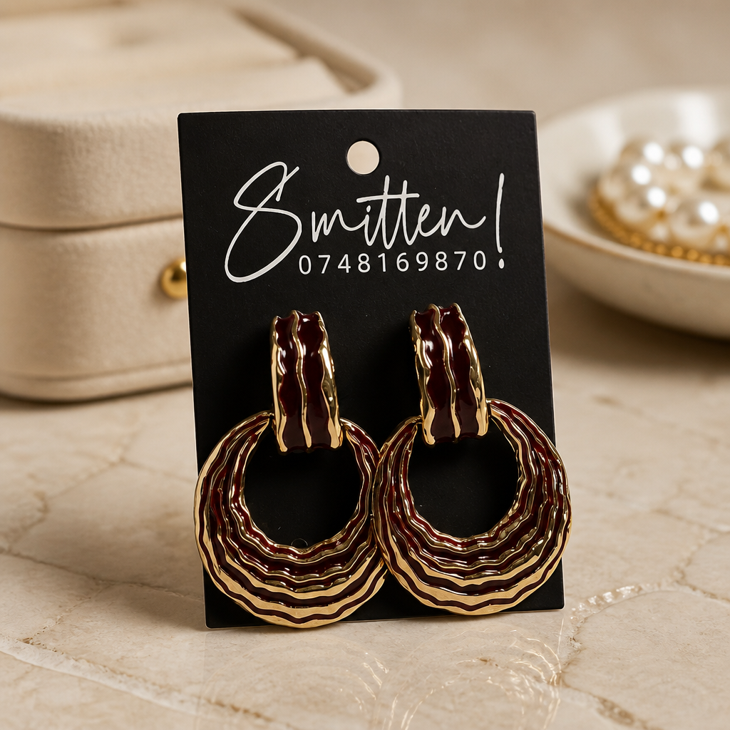 Doorknocker hoop Earrings
