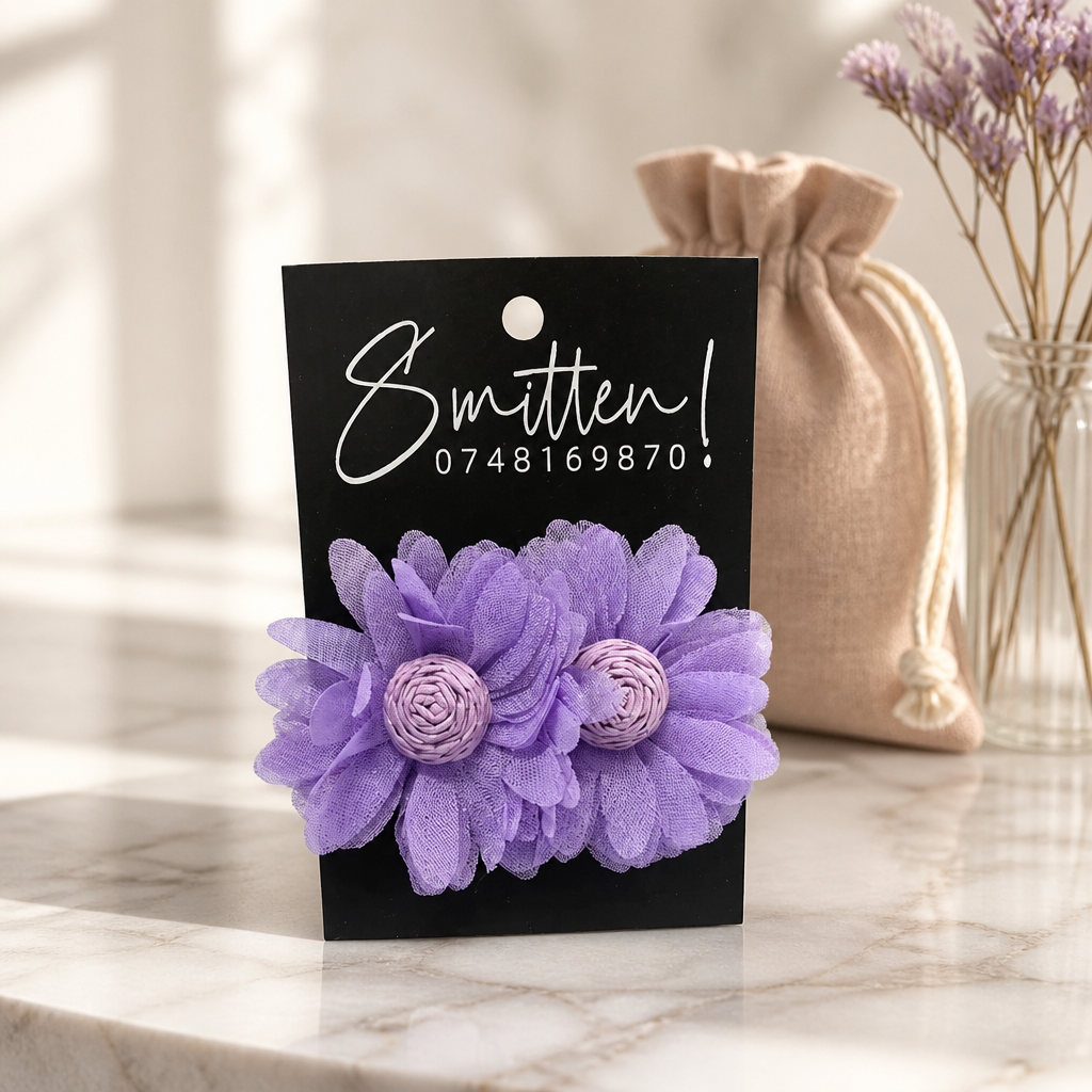 Handmade-style Floral Earrings - Image 4