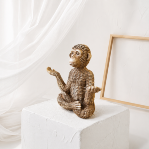 Alternative view of Zen Ben Yoga Monkey Figurine