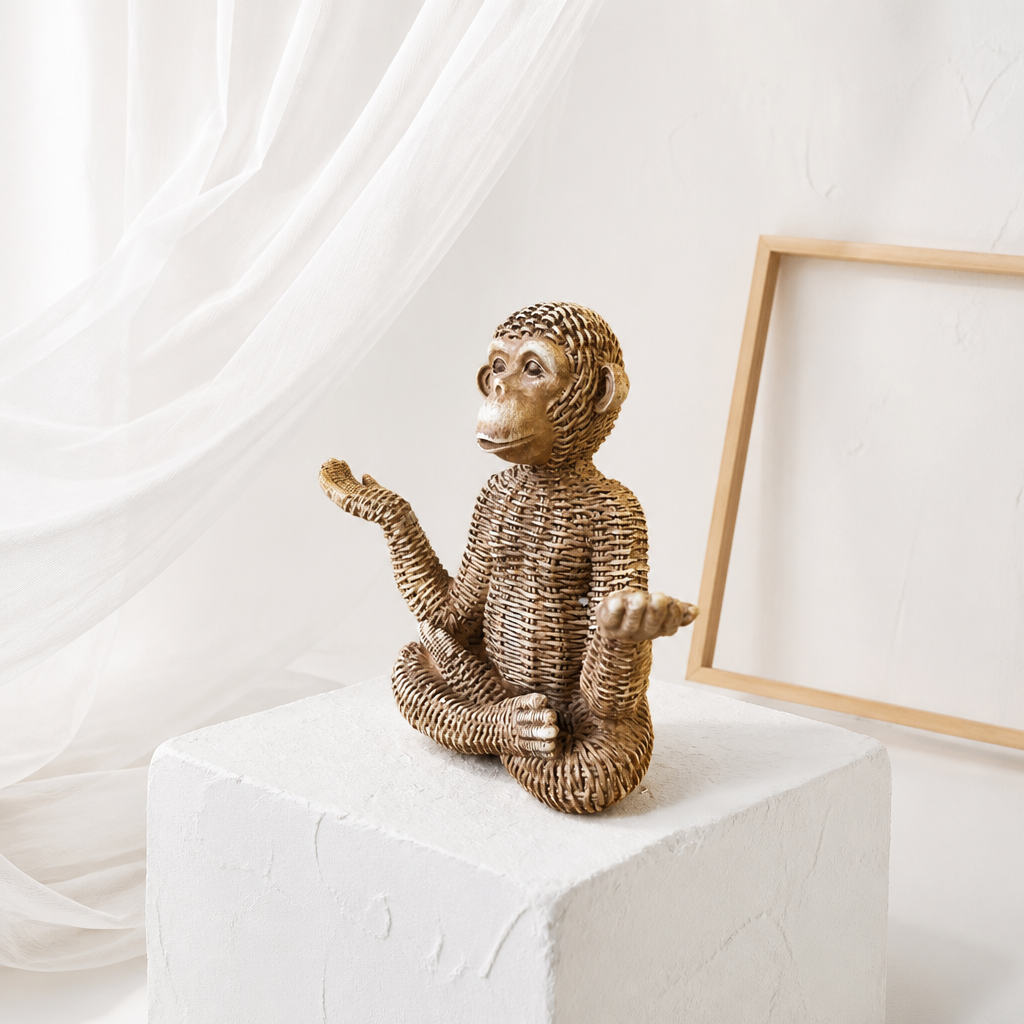 Zen Ben Yoga Monkey Figurine - Image 2