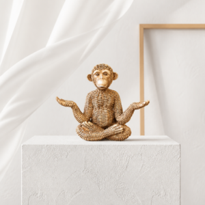 Zen Ben Yoga Monkey Figurine