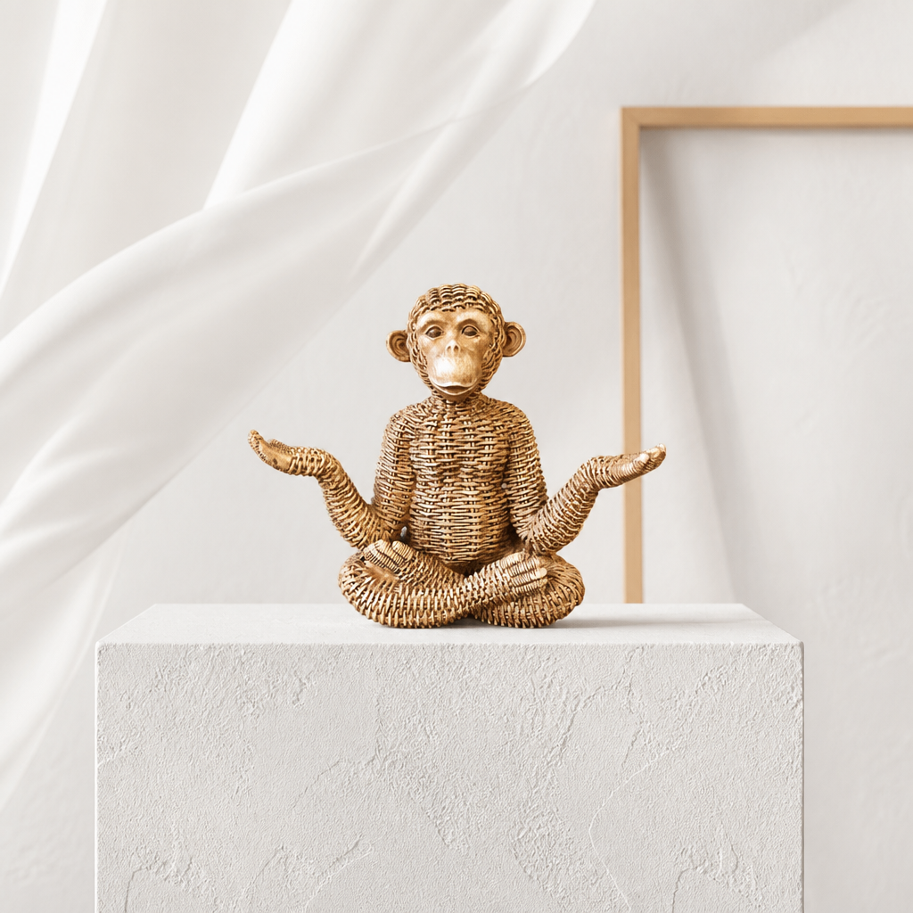 Zen Ben Yoga Monkey Figurine