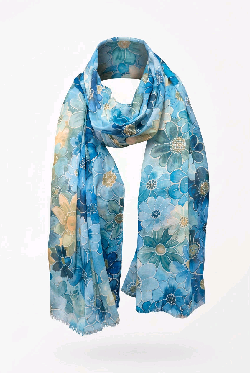 Patterned, Colorful Scarves - Image 5