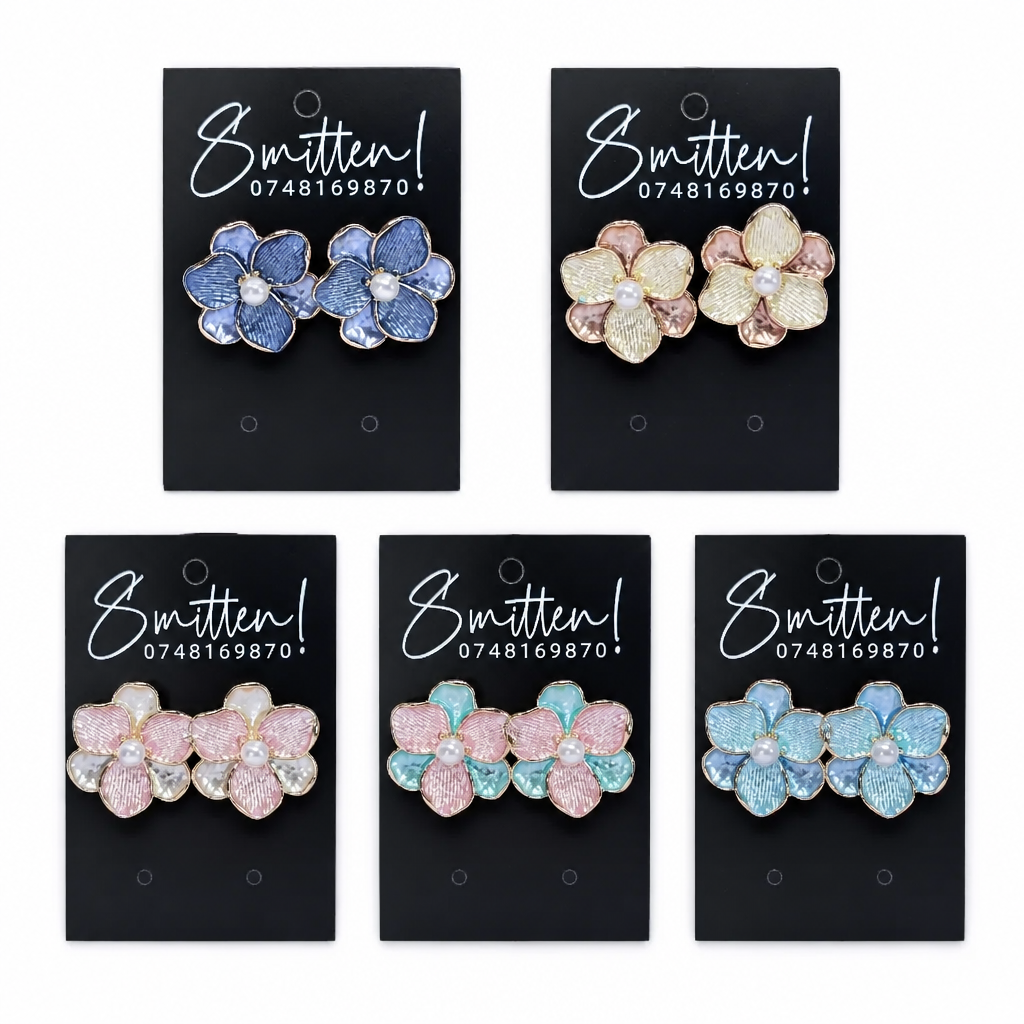 Acrylic Floral Earrings