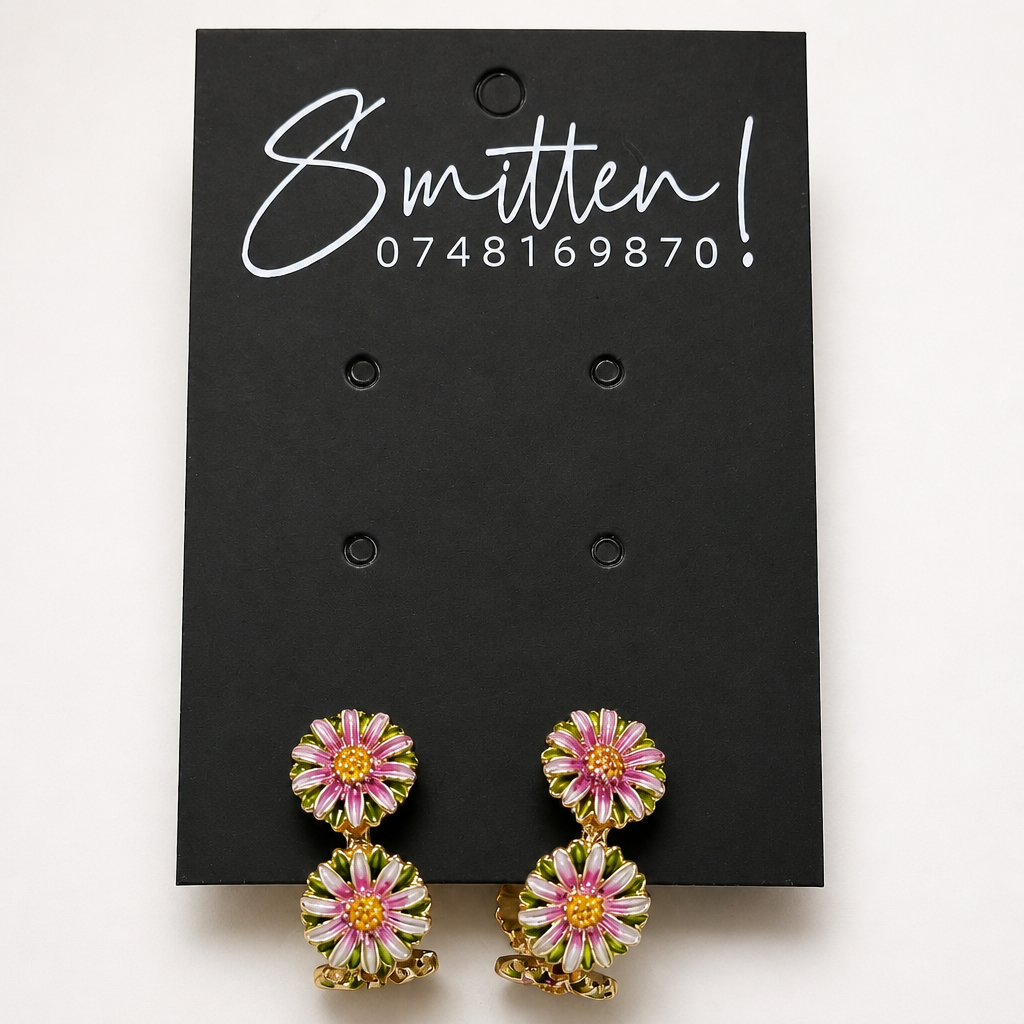 Double-tiered Daisy Earrings