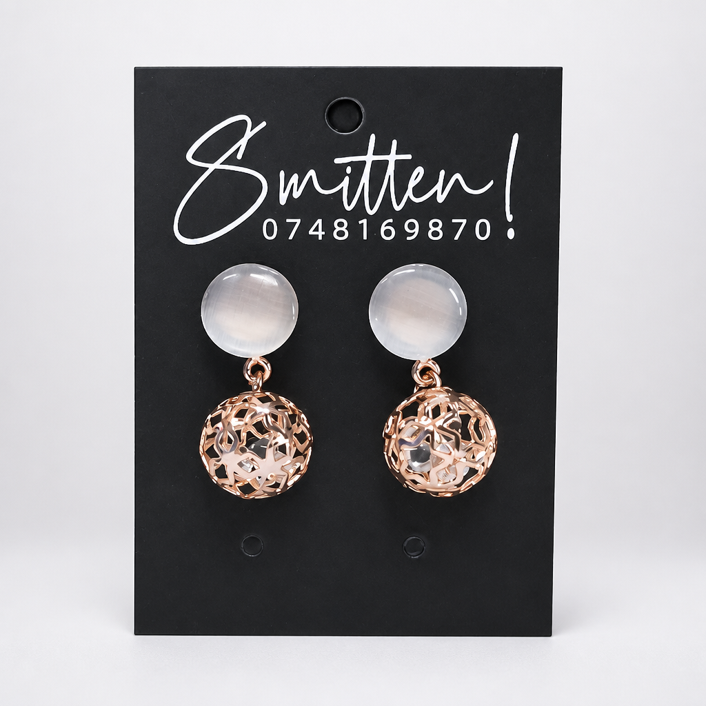 Drop Earrings Rose Gold