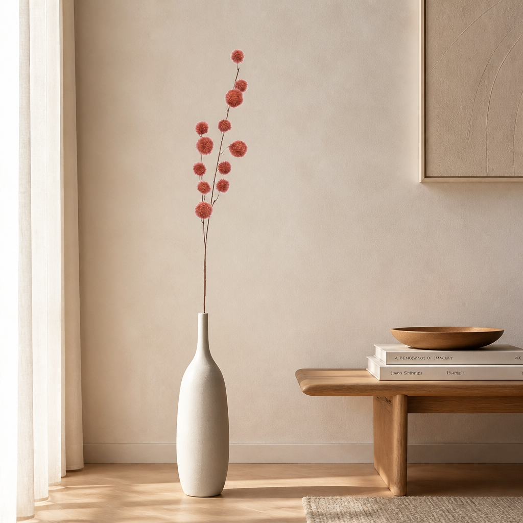 Artificial pom-pom floral stems - Image 2