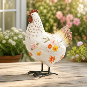Spring Flowers Large Chicken