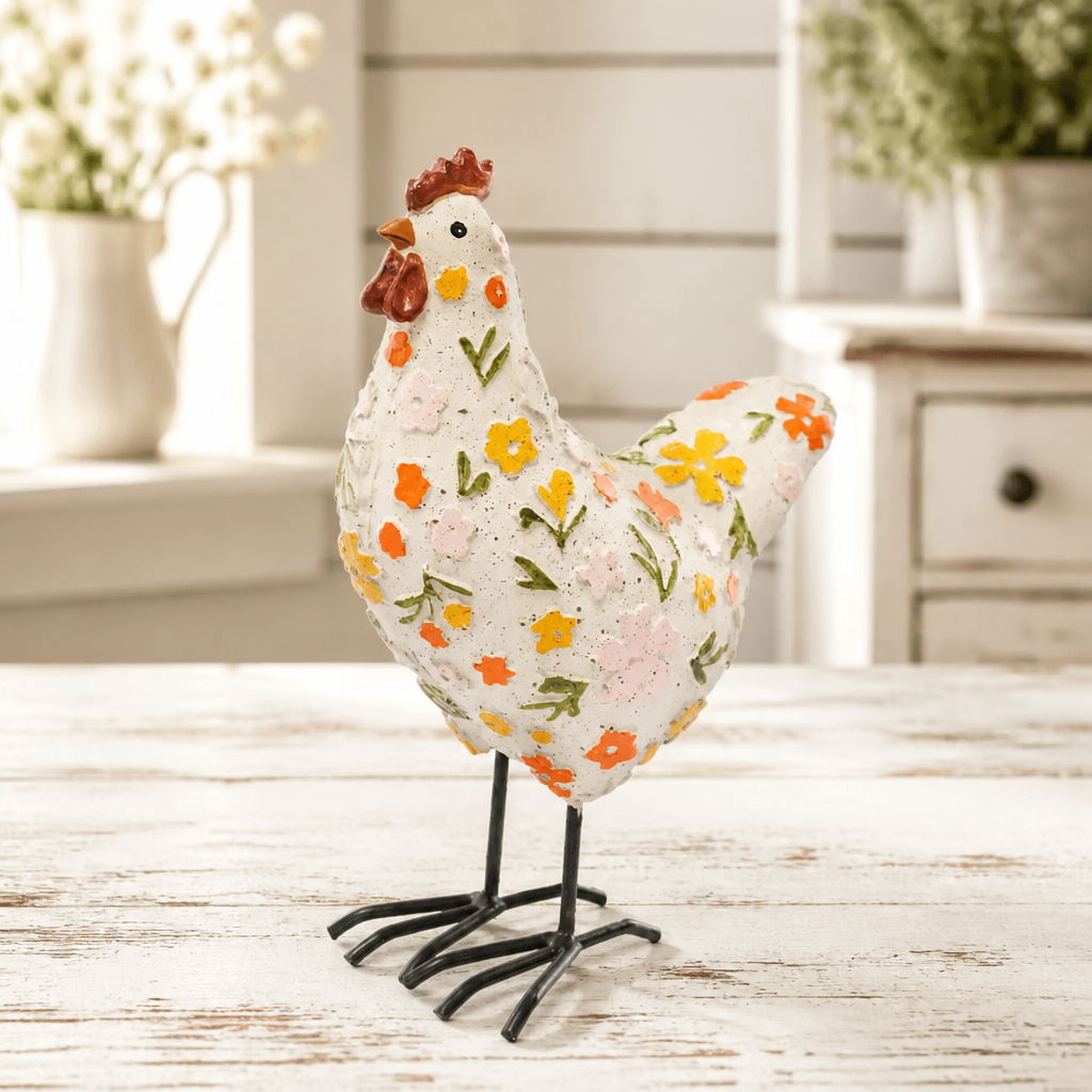 Spring Flowers Medium Chicken