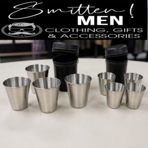 Alternative view of Stainless Steel Shot Glasses (Double)