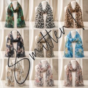 Patterned, Colorful Scarves