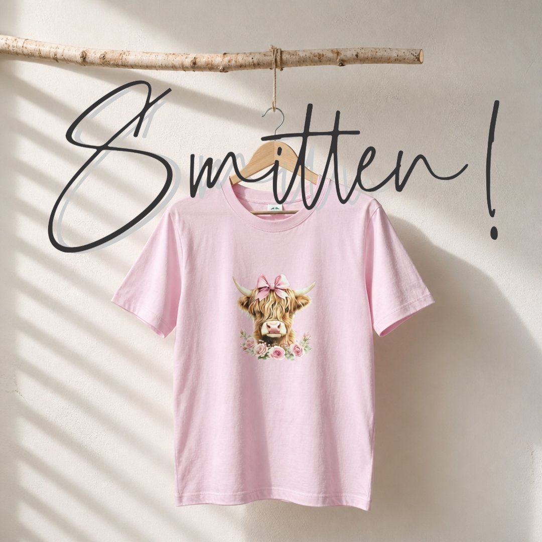 Scottish Highland Cow Pink Bow - Image 2