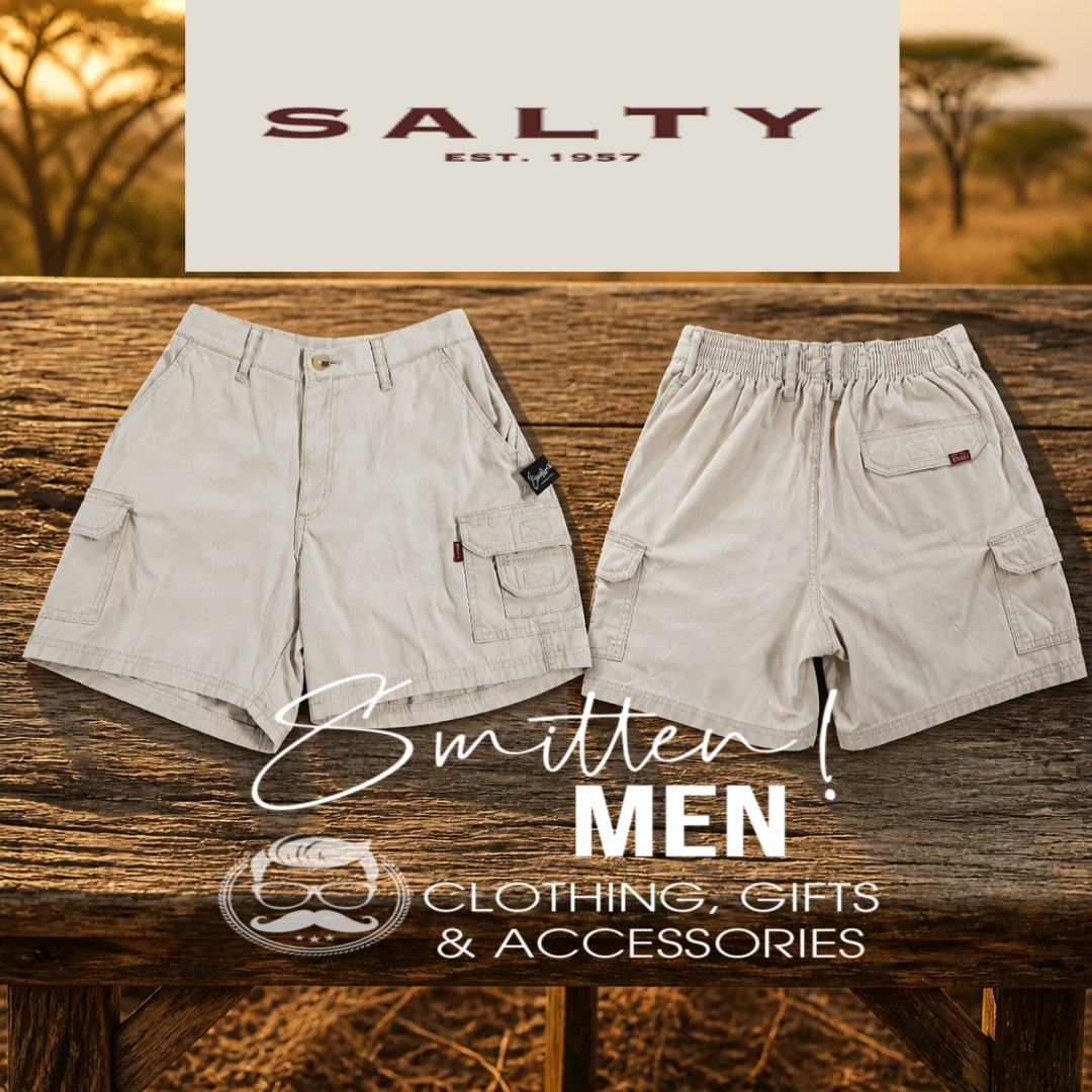 Salty Epic Cargo Shorts - Stone - Image 2