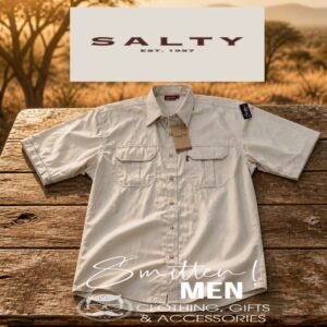 Salty Short Sleeve Bush Shirt - Stone