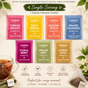 Carmièn Single Serving - 1 Tagged Pyramid Teabag